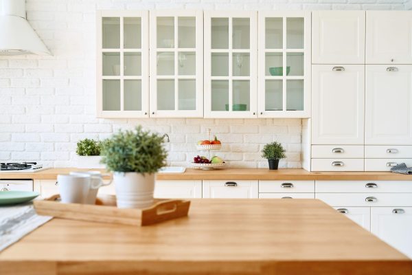 solid wood kitchen countertop