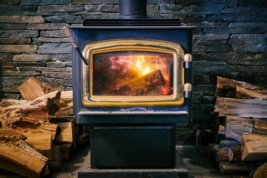 iron wood oven stove