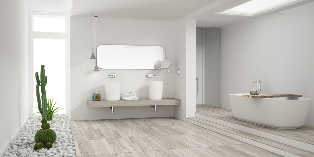 minimalist bathroom remodel | Wood Flooring